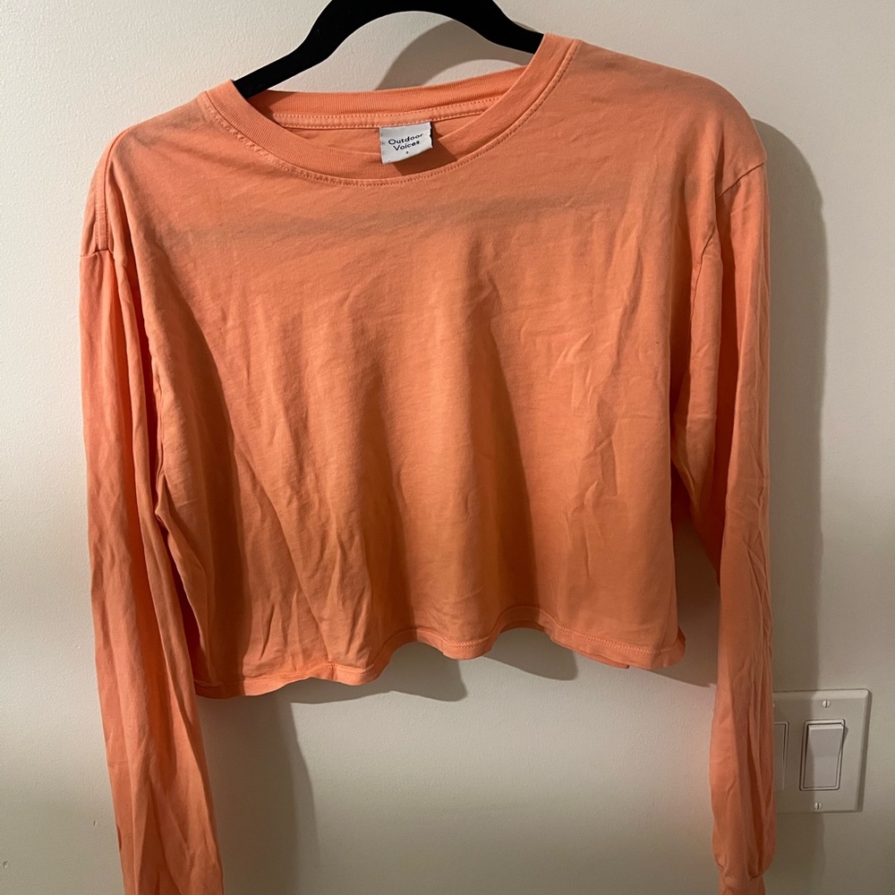 Outdoor Voices Cropped Long Sleeve Tee